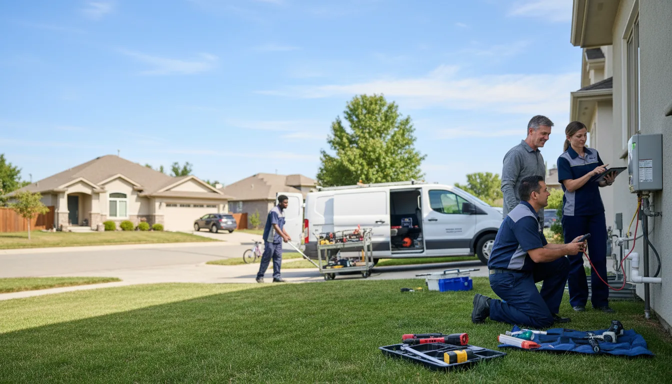 Tankless water heater service in Randolph, KS